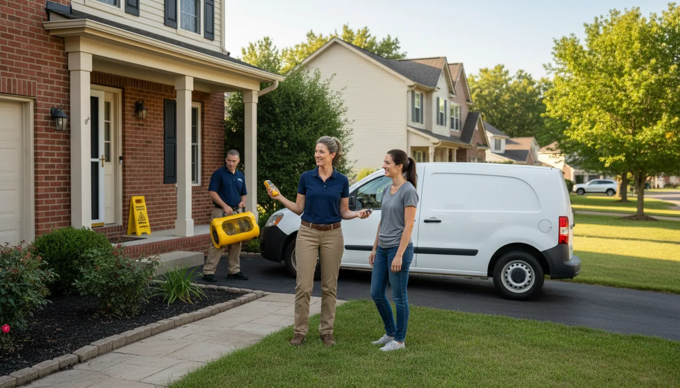 Residential water damage restoration in Sumner, MI